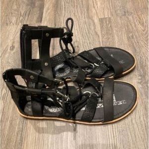 Sorel gladiator sandals. Size 9.  $40